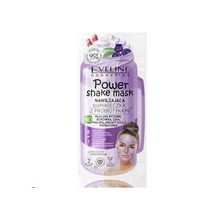 Eveline Power Shake Mask Moisturizing Bio Mask met probiotica 8in1 10 ml