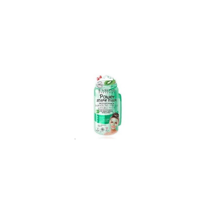 Eveline Power Shake Mask Oczyszczająca Bio Maseczka-peeling z priobiotykami 5w1 10 ml