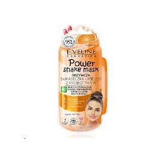 Eveline Power Shake Mask Voedend Bio Masker - peeling met probiotica 5in1 10 ml