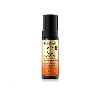 Eveline C Sensation Oczyszczająca Pianka do mycia twarzy 3w1 150 ml 