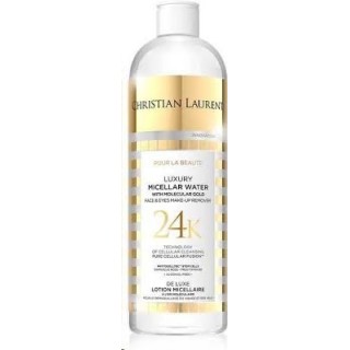 Christian Laurent Luxuriöses Mizellenwasser mit kolloidalem Gold zum Entfernen von Gesichts- und Augen-Make-up 24K 500 ml
