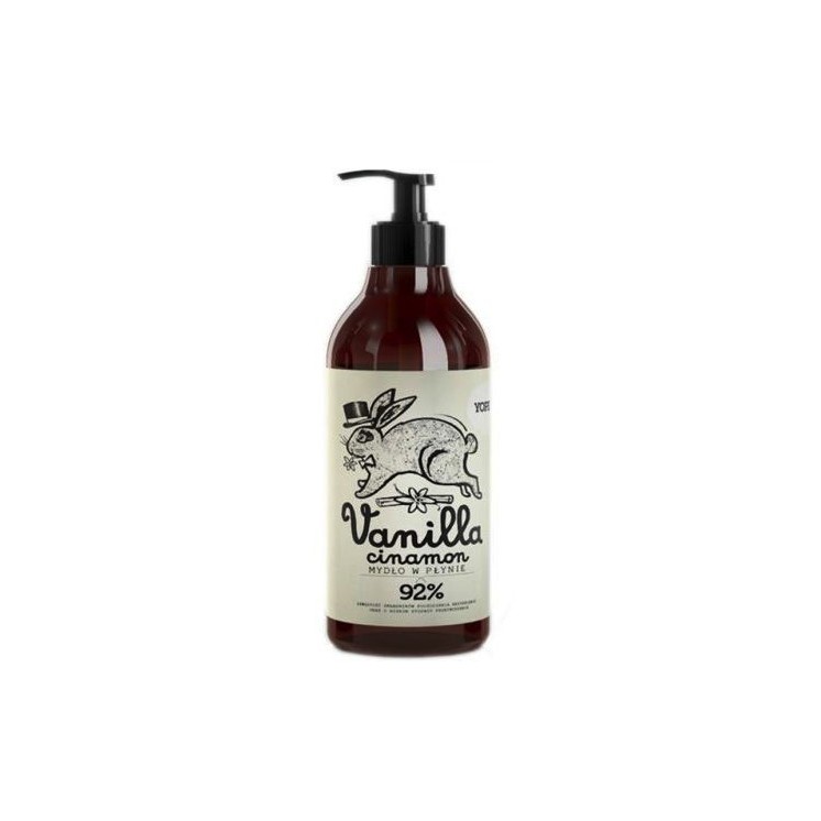 YOPE Vloeibare zeep met vanille en kaneel 500 ml