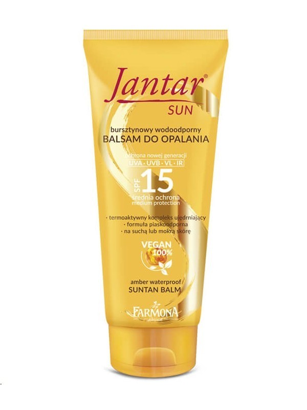 Farmona Jantar Sun Amber водостійкий сонцезахисний лосьйон SPF15 200 мл