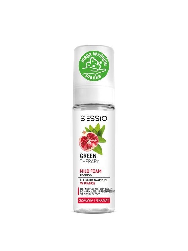 Шампунь для волосся Sessio Green Therapy Gentle Foam Hair Shampoo Sage and Pomegranate 175 г