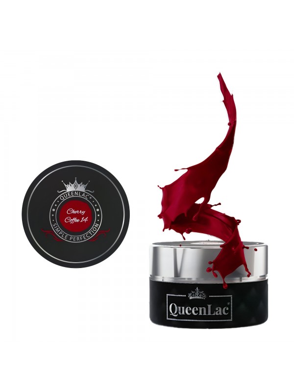 QueenLac UV nagellak /14/ Cherry Coffee 5 ml