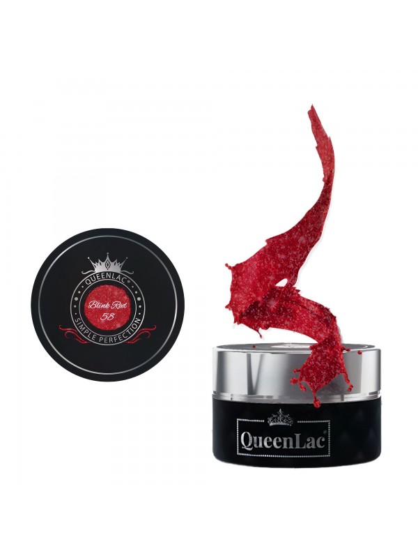 Лак для нігтів QueenLac UV /58/ Blink Red 5 мл