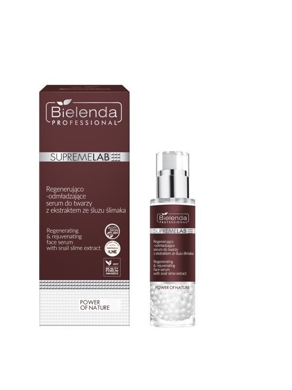 Bielenda Professional SUPREMELAB Power of Nature Регенеруюча та омолоджуюча Serum для обличчя з екстрактом слизу равлика 30