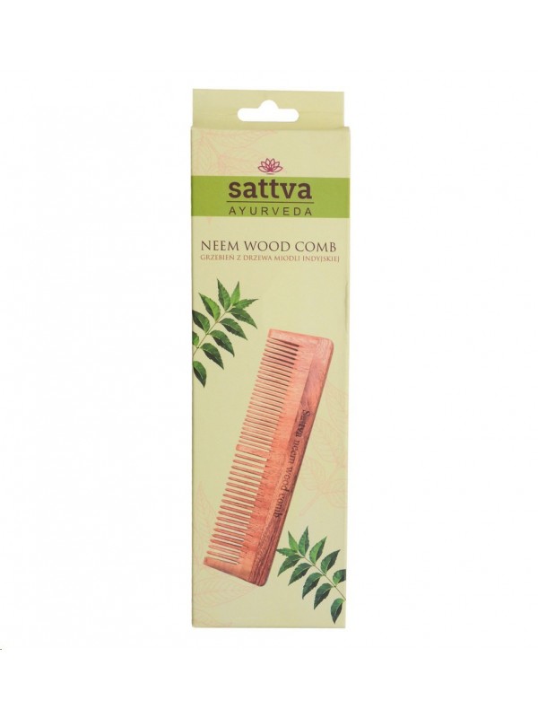 Sattva Ayurveda Neem Tree Comb Dual 19 см 1 шт