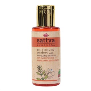 Sattva Ayurveda Olie tegen striae Mandarijn en roos 100 ml