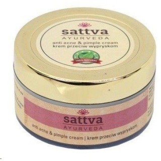 Sattva Ayurveda Kruiden Gezichtscreme tegen puistjes 50 gr