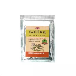 Sattva Ayurveda Natuurlijke Kruiden Haarverf Henna & Amla 10 g