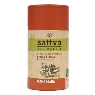 Sattva Ayurveda Natuurlijke Kruiden Haarverf Henna & Amla 150 g