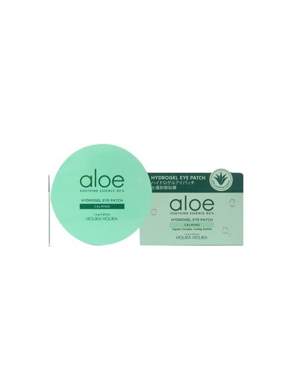 Holika Holika Aloe 80% Soothing Essence - Hydro Gel Hydraterende ooglapjes 60 x 1,4 g