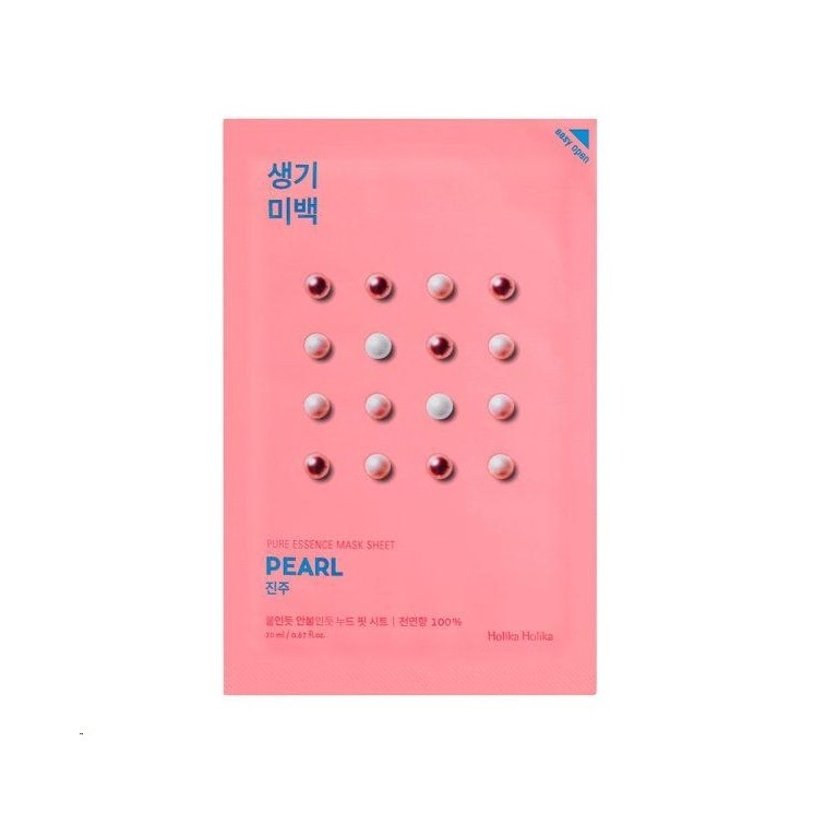 Holika Holika Pure Essence Mask Sheet - Gezichtsmasker met Parelextract 23 g