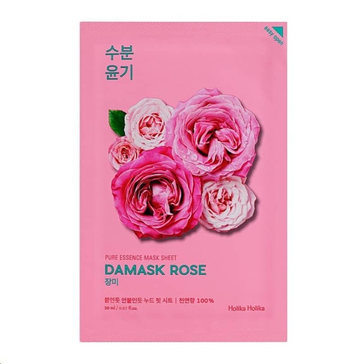 Holika Holika Pure Essence Mask Sheet - Gezichtsmasker met rozenextract 23 g