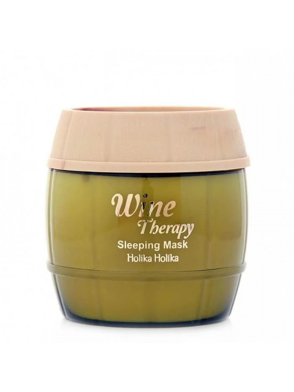 Holika Holika White Wine Therapy Sleeping Mask Маска для обличчя з винним екстрактом і обмеженою кількістю рослинних екстрактів