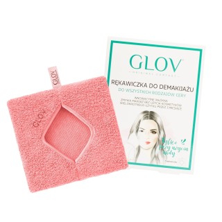 GLOV Comfort Cheeky Peach make-up verwijderingshandschoen 1 stuk