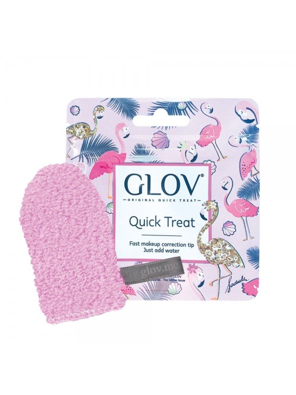 GLOV Quick Treat Cozy Rosie make-up verwijderingshandschoen 1 stuk