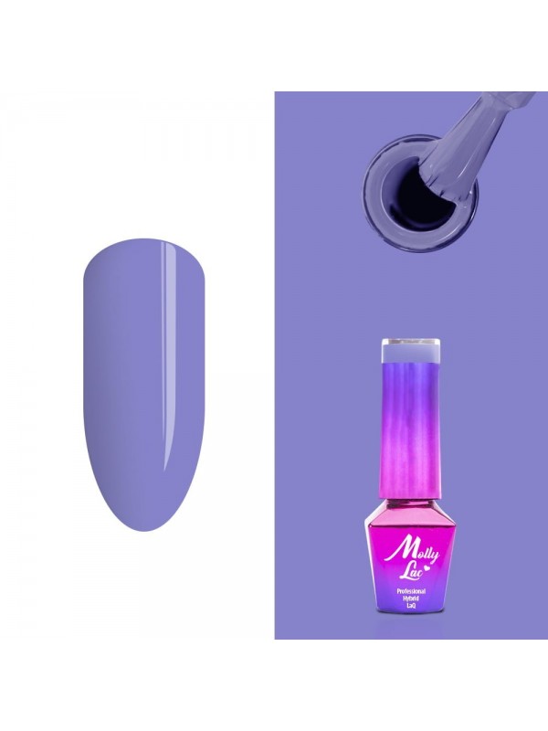 MollyLac / 5 / Glamour Women Hybrid Nail Polish Violet Room 5 мл