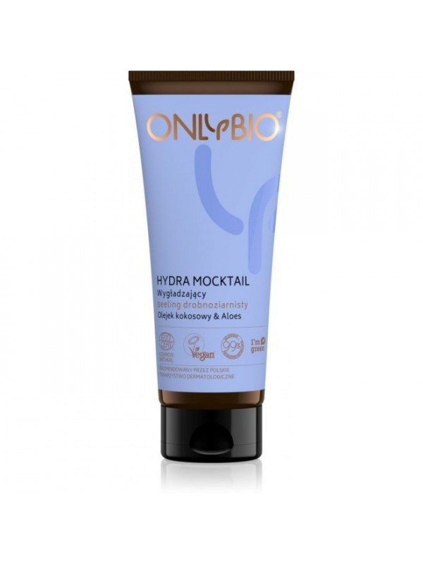 ONLYBIO Hydra Mocktail Дрібнозернистий розгладжуючий Peeling Кокосова олія та алое 75 мл