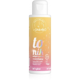 ONLYBIO Face in Balance Tonik do twarzy adaptogenny rozświetlający Kwasy AHA 100 ml(03-11-2025)