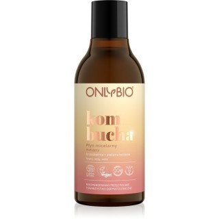 ONLYBIO Matterende Kombucha Micellaire Vloeistof Perzik & Groene Thee 300 ml(26-05-2025)