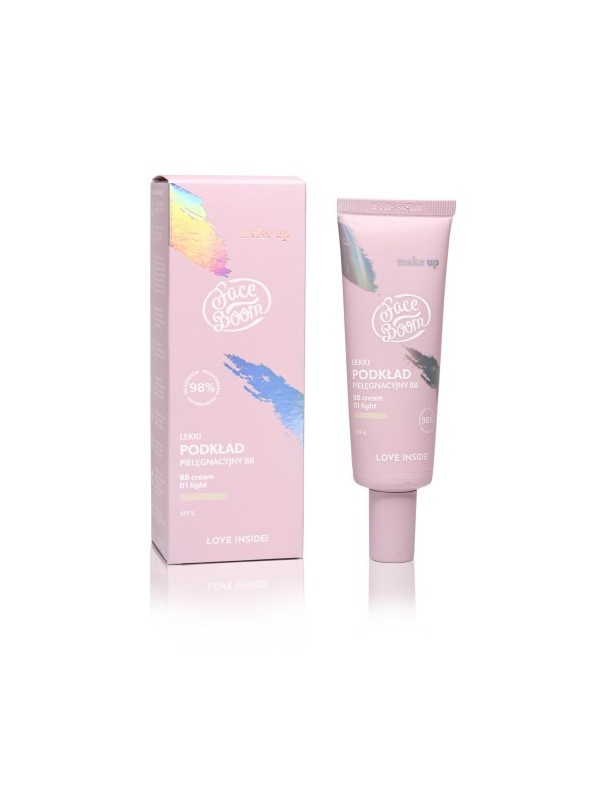 FaceBoom Make Up Light Care Foundation BB /01/ Light SPF6 30 г