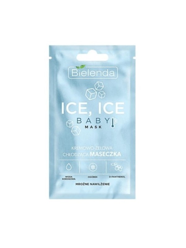 Bielenda ICE ICE BABY chłodząca Maseczka do twarzy kremowo-żelowa 8 g