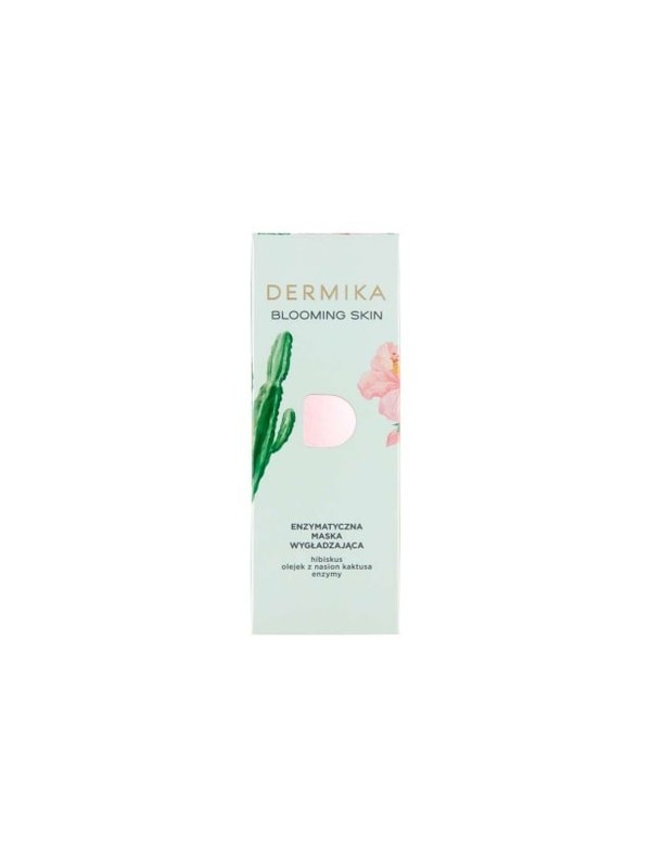 Dermika BLOOMING SKIN Enzymatic Smoothing Face Mask Hibiscus, Cactus Seed Oil, Enzymes 50 мл