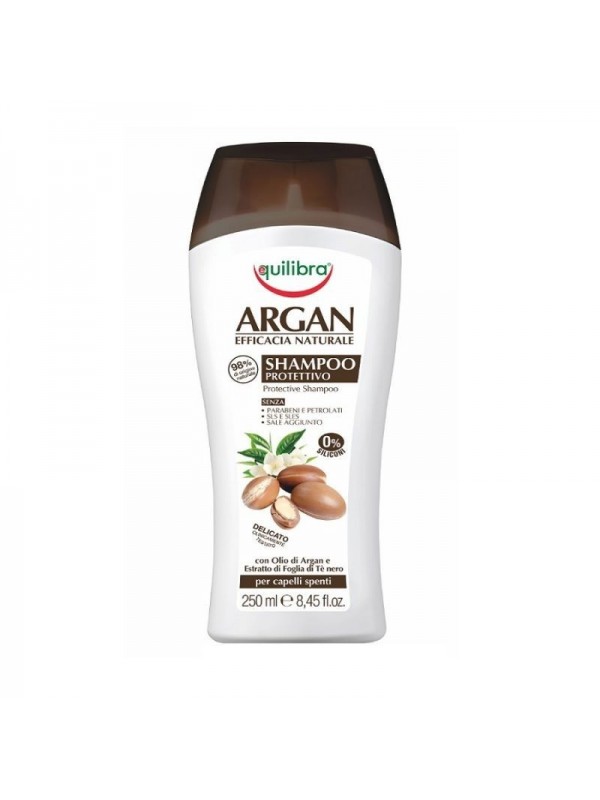 Захисний шампунь для волосся Equilibra Argan 250 мл