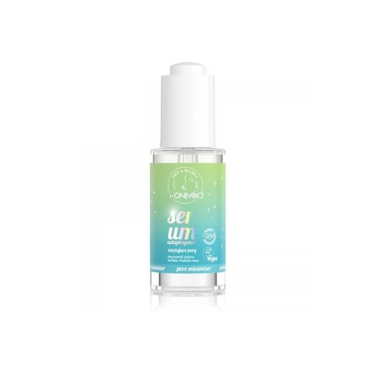 ONLYBIO Face in Balance Serum do twarzy adaptogenne zwężające pory 30 ml