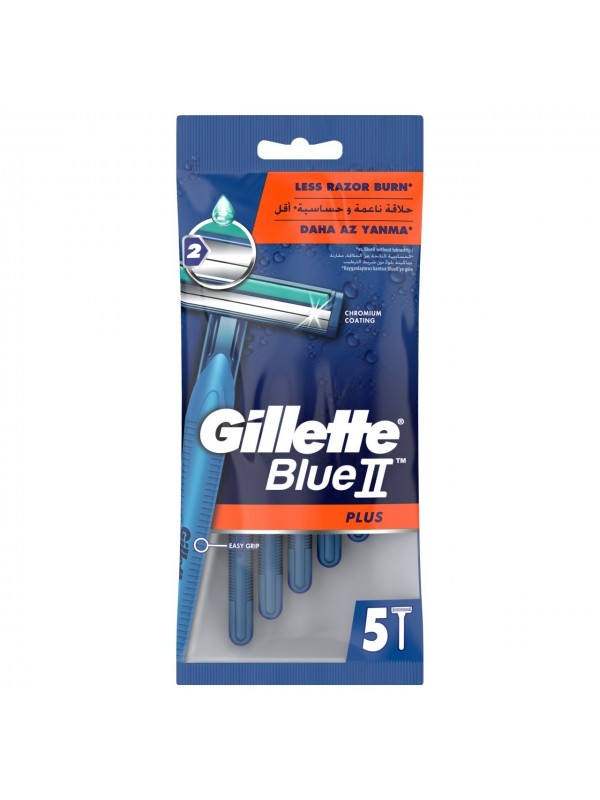 Gillette Blue II Plus Scheermessen 5 st