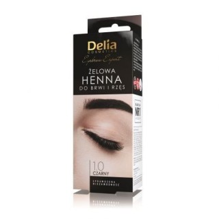 Delia Henna voor wenkbrauwen gel 1.0 Zwart