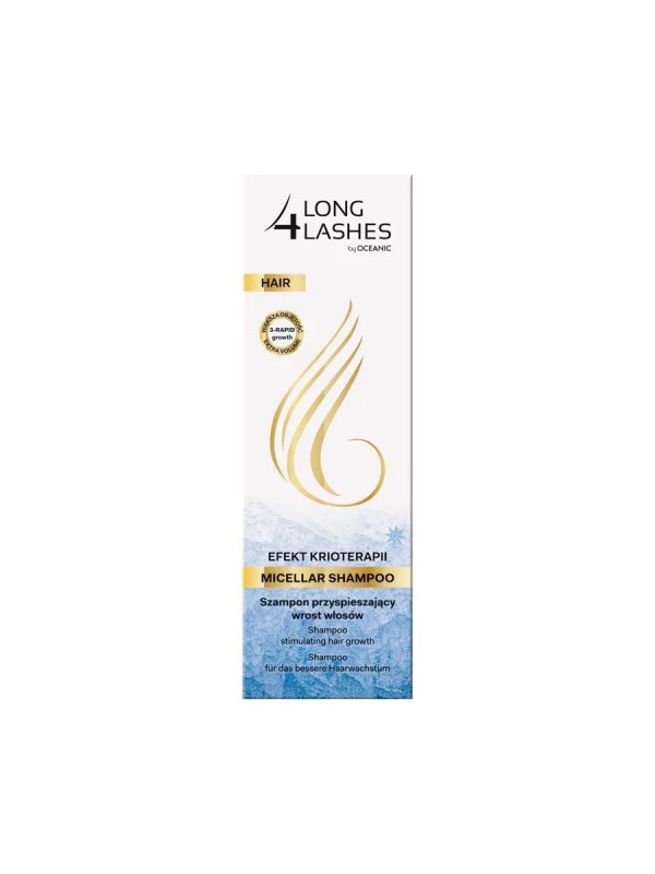 Long 4 Lashes Micellar shampoo that accelerates hair growth 200 ml