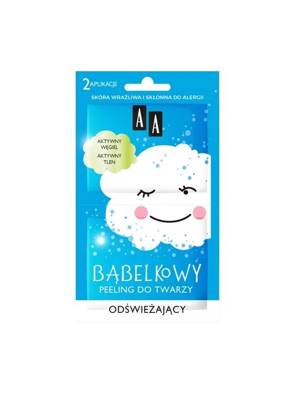 AA BUBBLE CLOUD Refreshing facial Peeling 2 x 4 ml