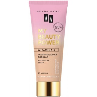 AA MY BEAUTY POWER освітлююча основа натуральне сяйво /03/ Beige 30 мл