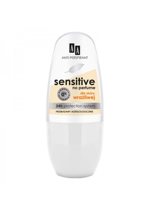 AA Sensitive Antiperspirant No Perfume 50 мл