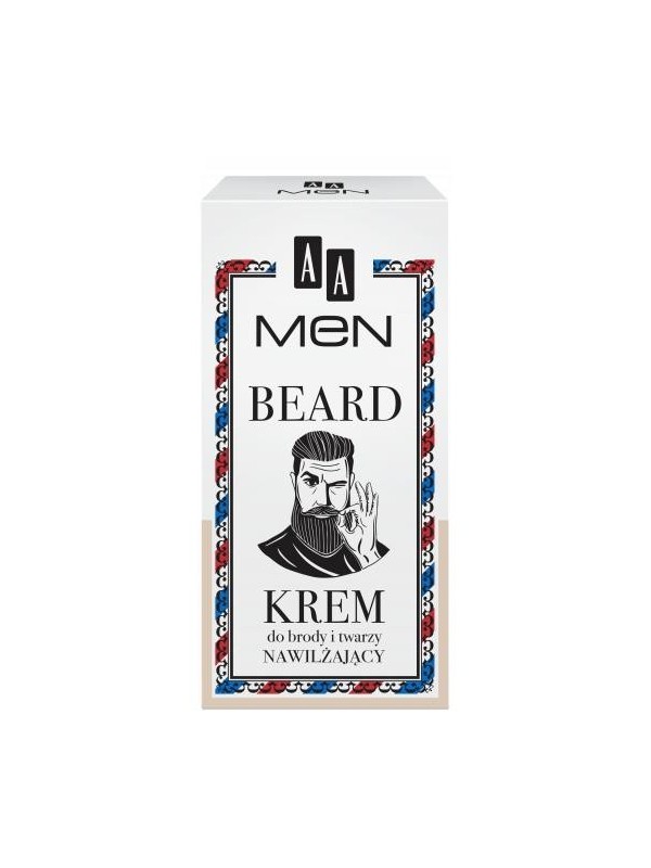 AA Men Beard Зволожуючий крем для бороди та обличчя 50 мл