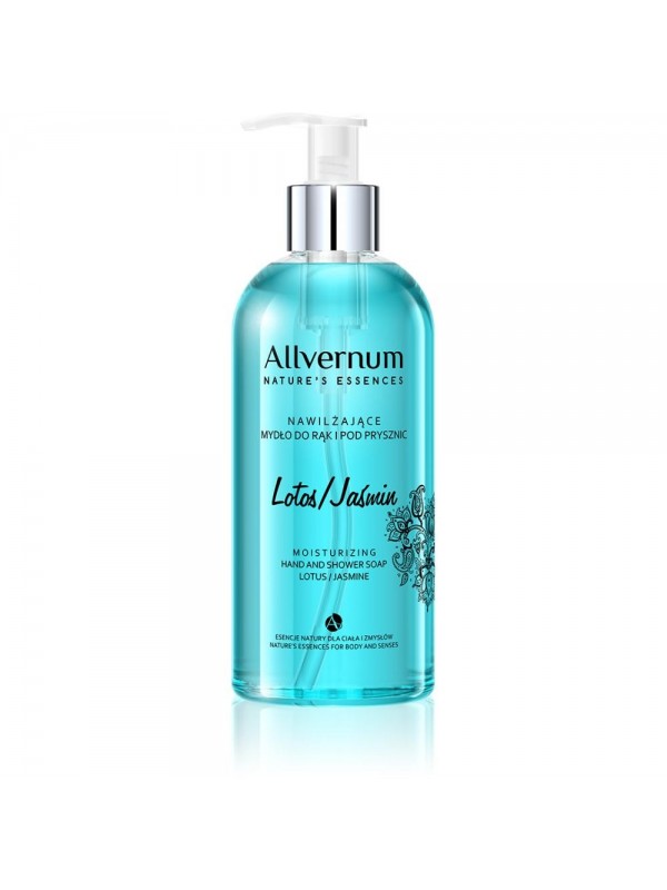 Allvernum Nature's Essences hydraterende hand- en douchezeep Lotus en Jasmijn 300 ml