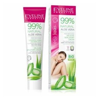 Eveline 99% Natural Aloe Vera Ultra-Zachte Gezichts- en Kinontharingsset 20 ml