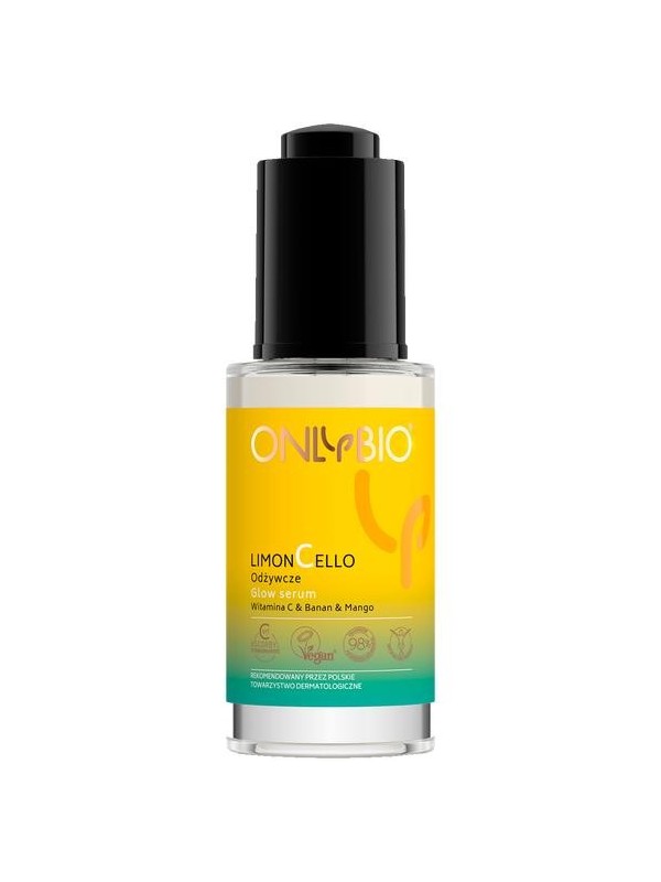 ONLYBIO Limoncello Nourishing Glow Serum Vitamine C & Banan & Mango 30 ml