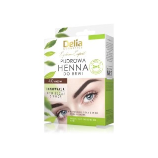 Delia Henna do brwi pudrowa 4.0 Brązowa 4 g