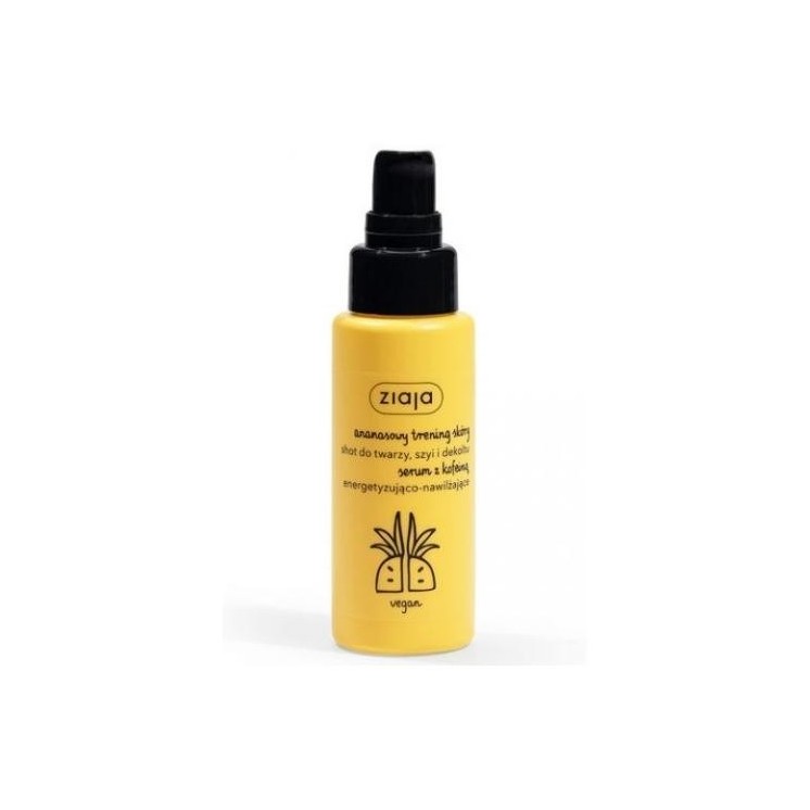 Ziaja Ananas Shot pour le visage, le cou et le décolleté 50 ml
