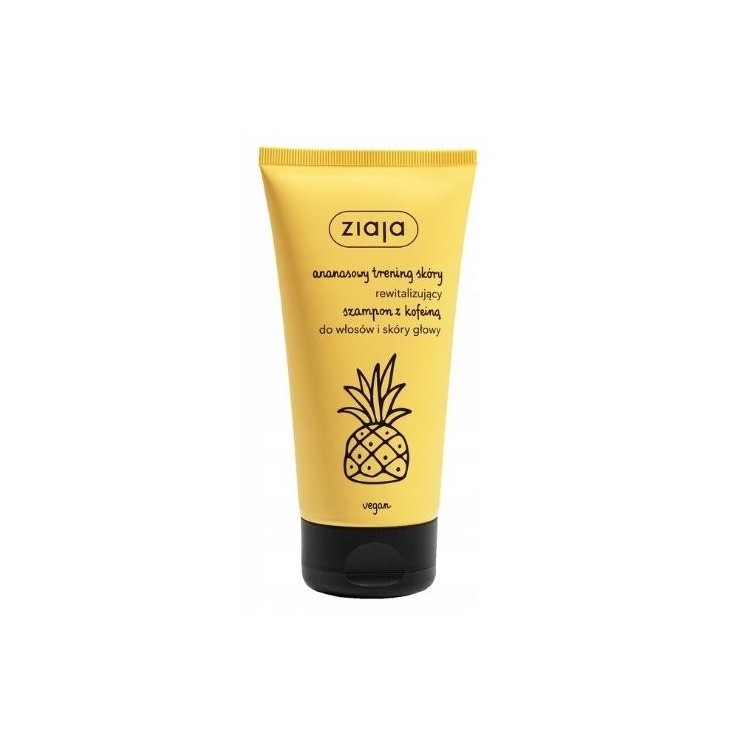 Shampoing à l'ananas Ziaja avec caféine 160 ml