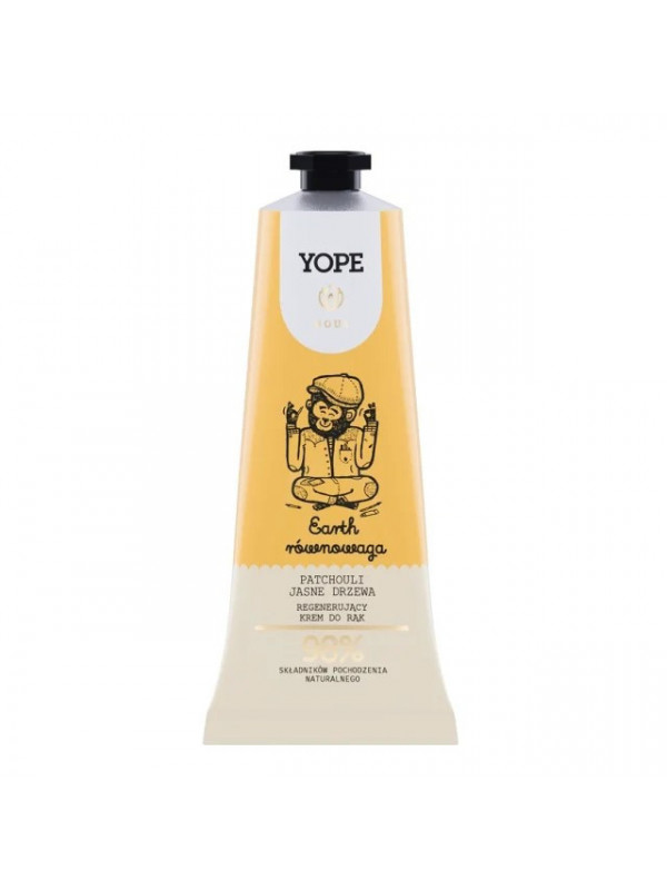 YOPE regenererende handcrème Earth balance Patchouli en Bright trees 50 ml