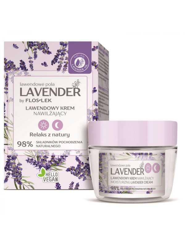 Floslek LAVENDER Vochtinbrengende gezichtscrème 50 ml