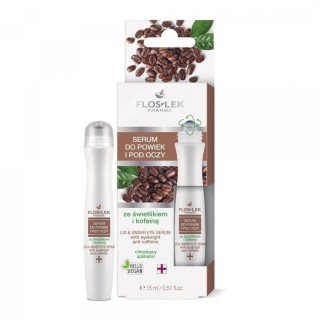 Floslek Serum voor oogleden en onder de ogen met ogentroost en cafeïne 15 ml