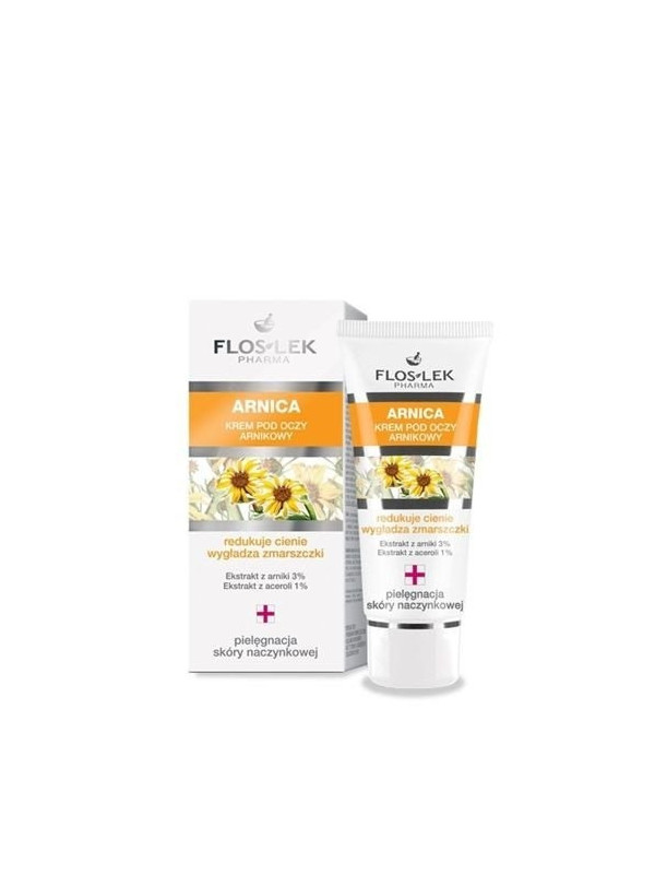 Floslek ARNICA Arnica oogcrème vermindert schaduwen en verzacht rimpels 30 ml