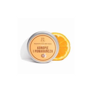 Mydlarnia Cztery Szpaki flauschiges Körpermousse Hanf und Orange 150 ml