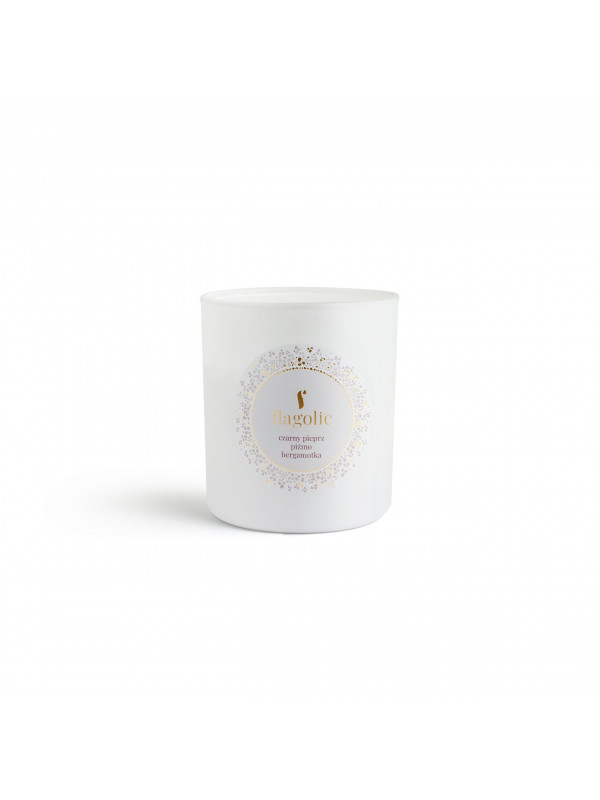 Natural Flagolie Soy candle Black Pepper, Musk, Bergamot 150 g